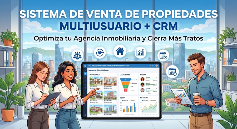 Sistema Inmobiliario Multiusuario con CRM